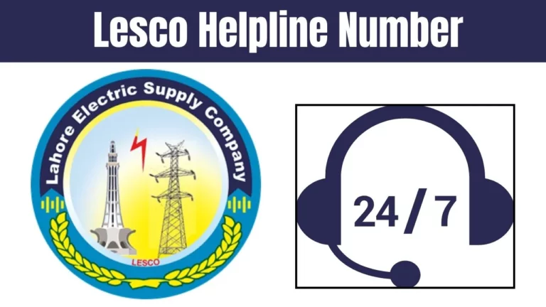 Lesco Helpline Number